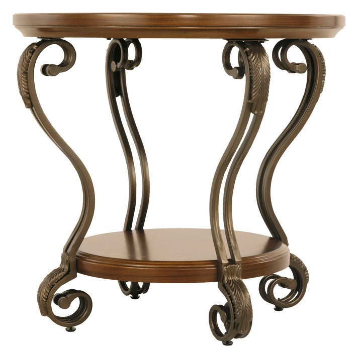 ROUND END TABLE (6621677158496)