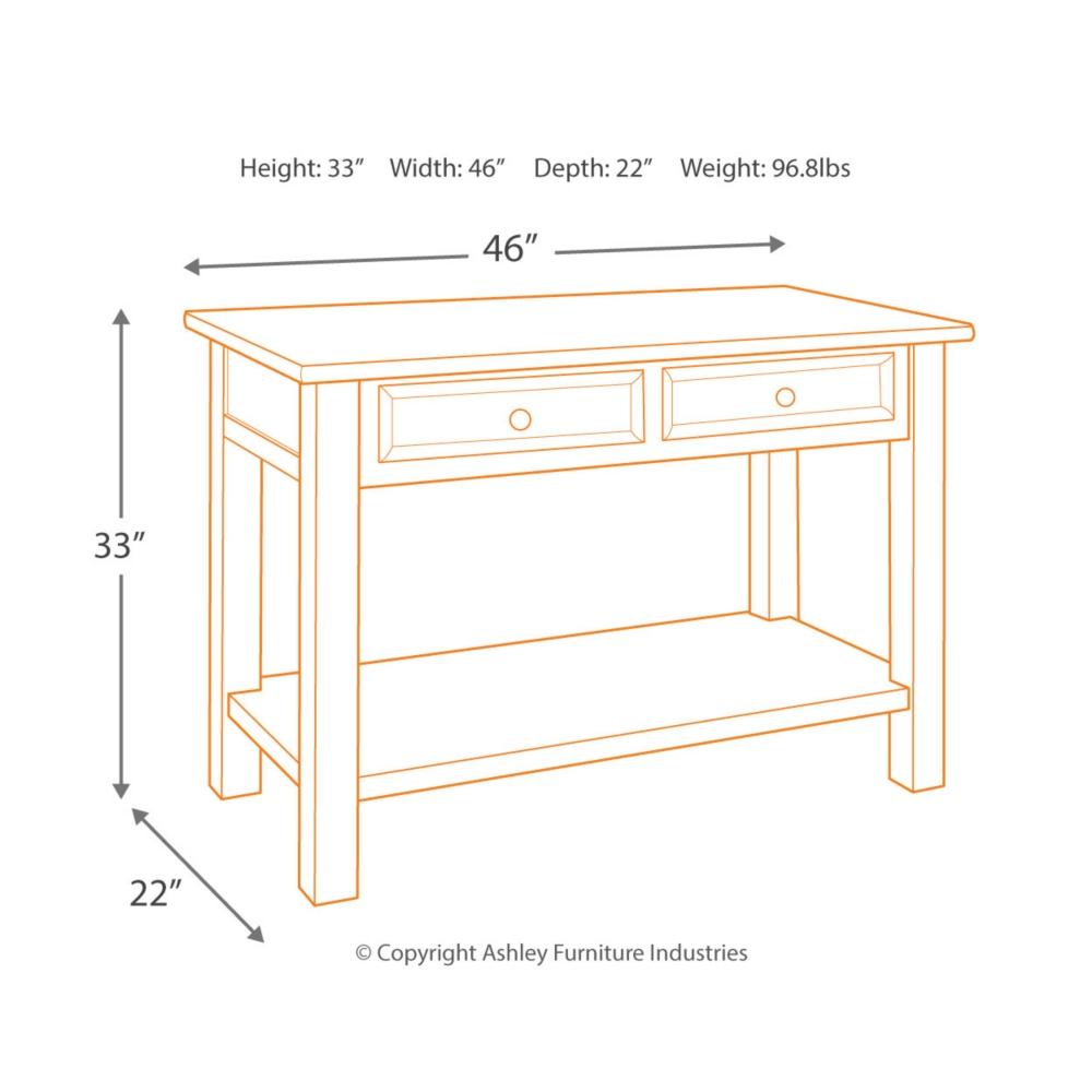 Tyler Creek Sofa Table - Al Rugaib Furniture (2256783736928)