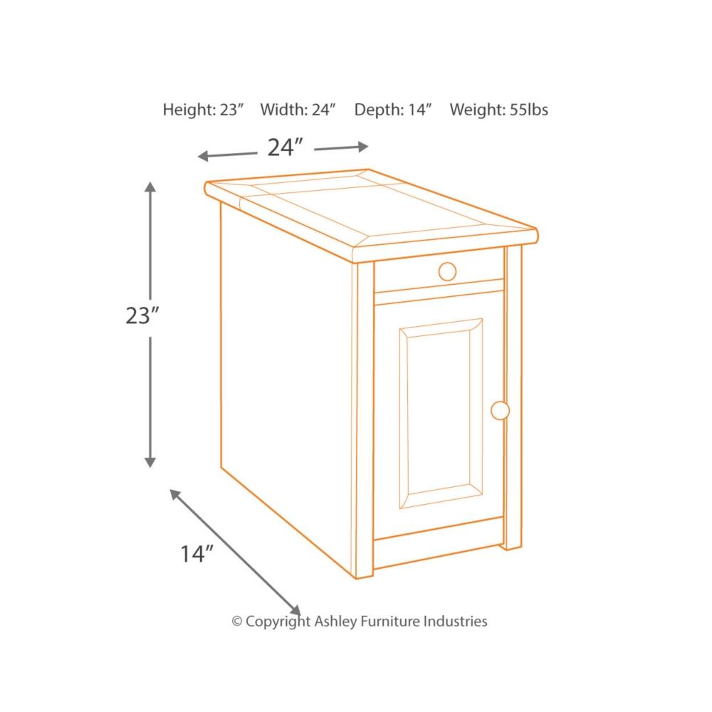 Tyler Creek Chair Side End Table - Al Rugaib Furniture (4501965668448)