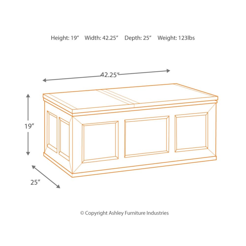 Gavelston Lift Top Cocktail Table - Al Rugaib Furniture (4432409034848)