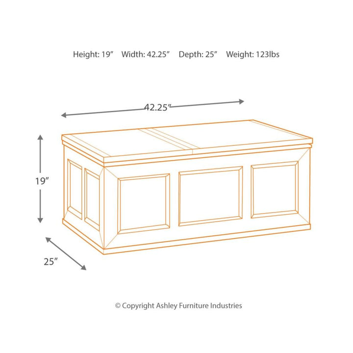 Gavelston Lift Top Cocktail Table - Al Rugaib Furniture (4432409034848)