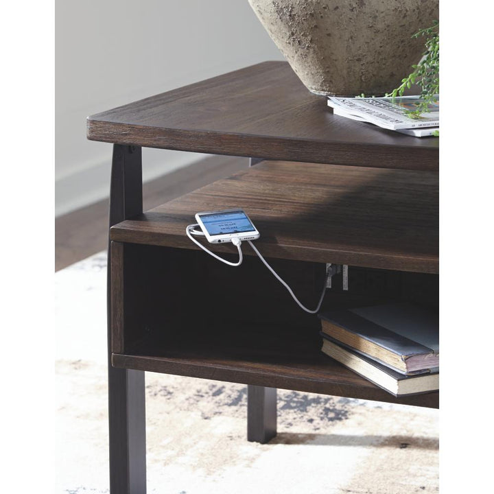 Vailbry Rectangular End Table - Al Rugaib Furniture (2285781844064)