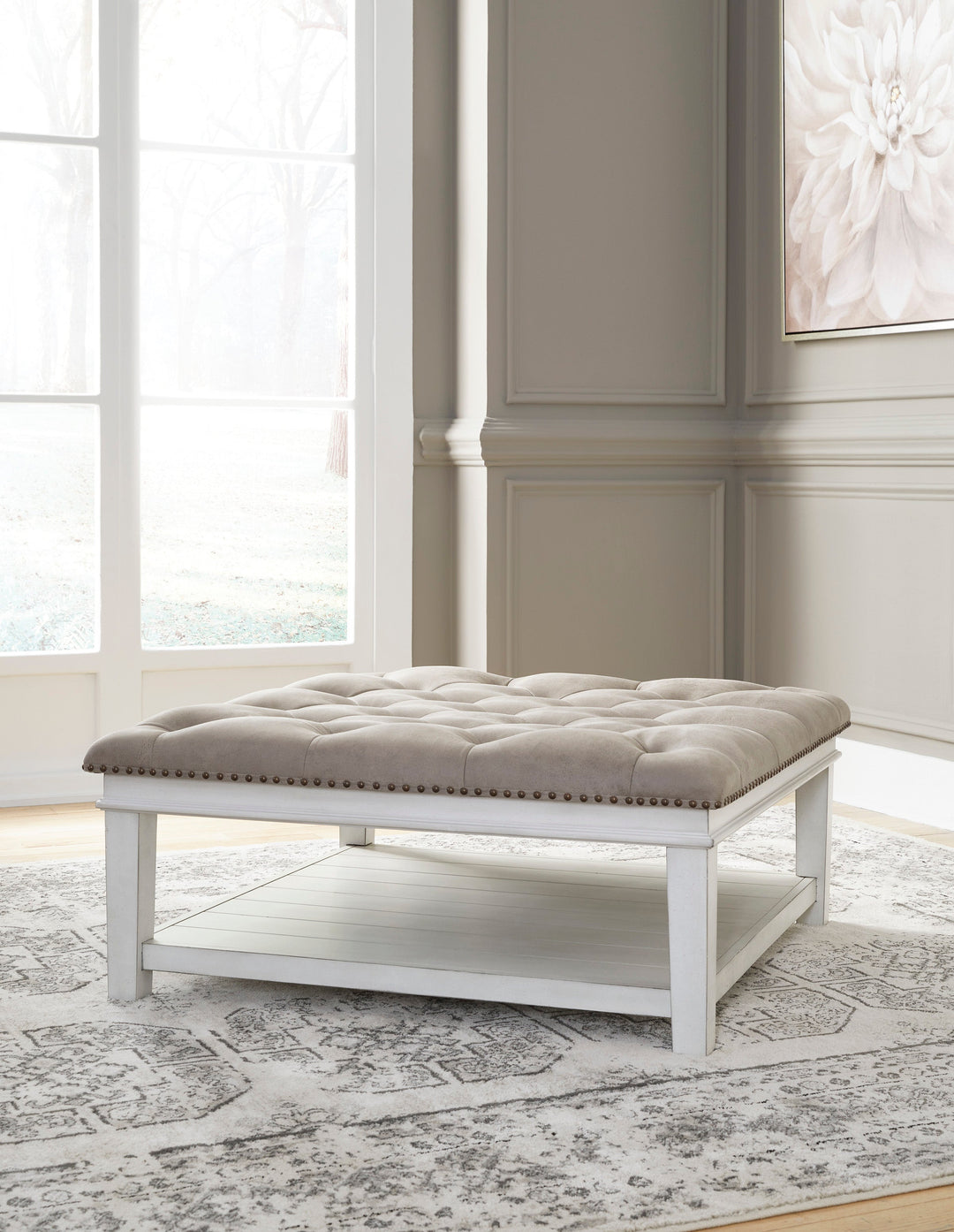 Kanwyn Upholstered Ottoman Coffee Table (6640612933728)