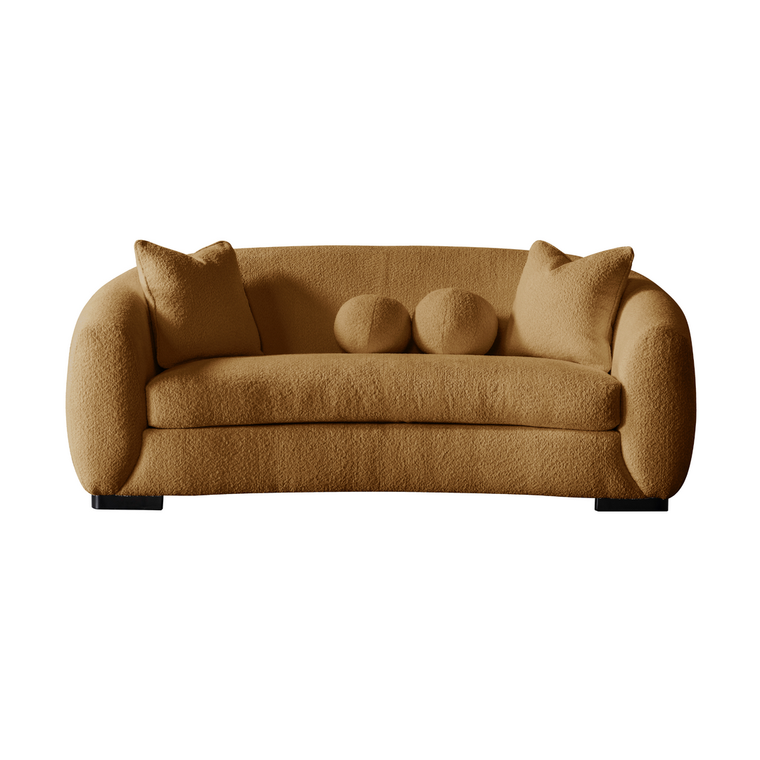 Bouclé Loveseat