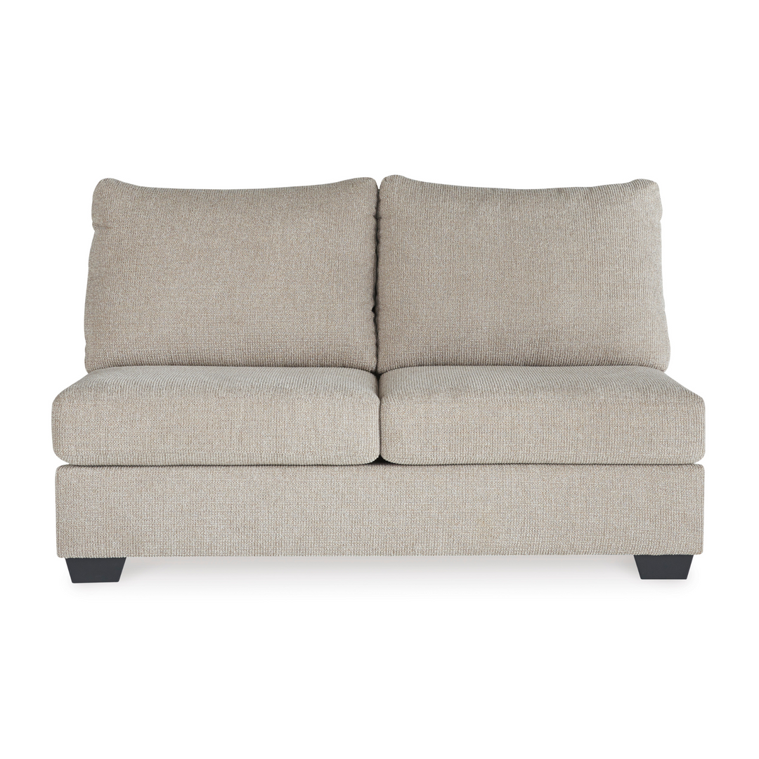 ARMLESS LOVESEAT