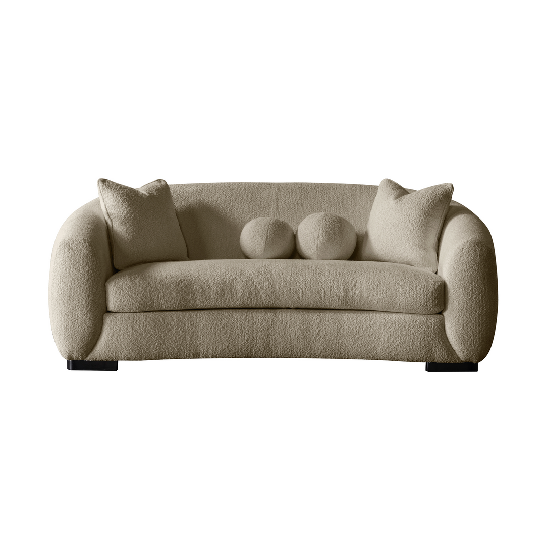 Bouclé Loveseat