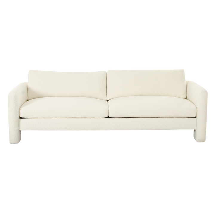 Floating Bouclé Cream Sofa