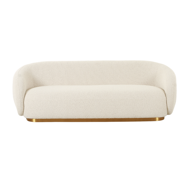 Brice Bouclé Cream Sofa