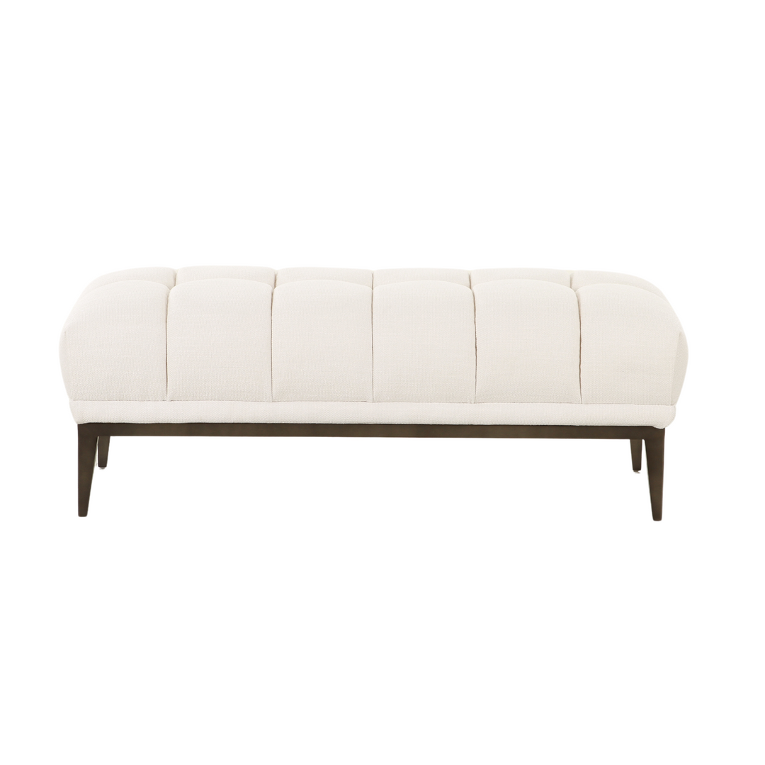 Avalon White & Black Bench