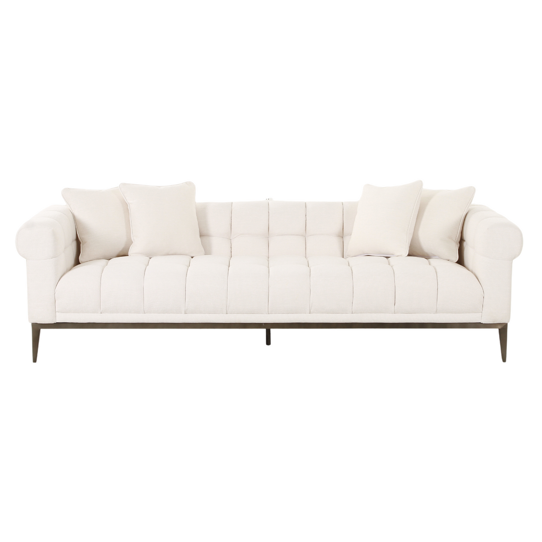 Avalon White & Black Sofa