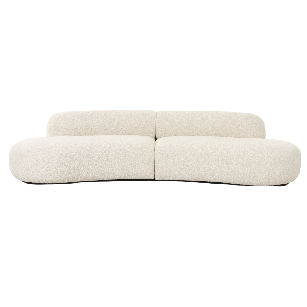 Björn Bouclé Cream Sofa