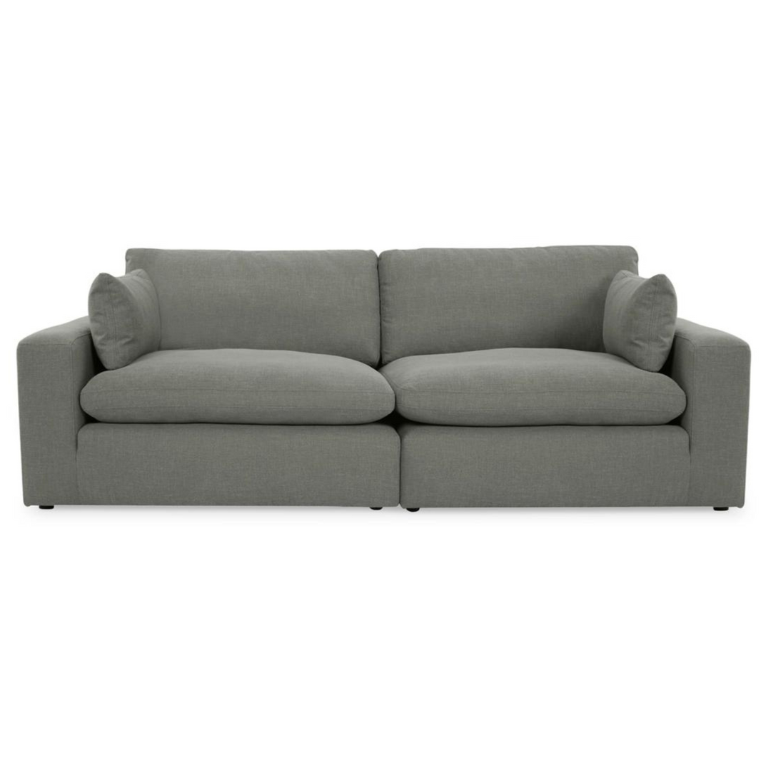 Elyza Black/Gray XL Sofa