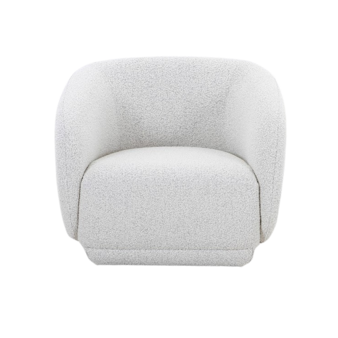 Boho Grey Boucle 1 Seater