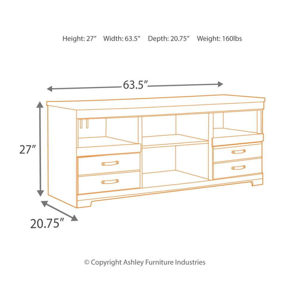 W446 Trinell TV console - Al Rugaib Furniture (4191580225632)