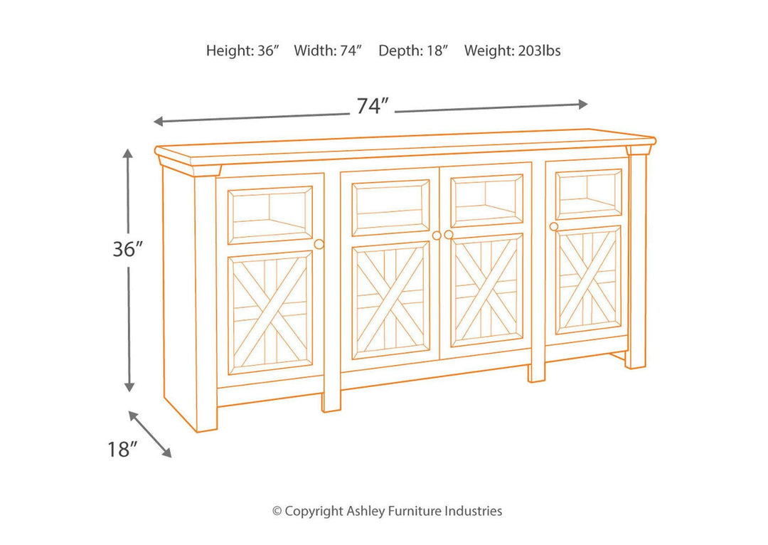 Bolanburg 74" TV Stand (1904497688672)