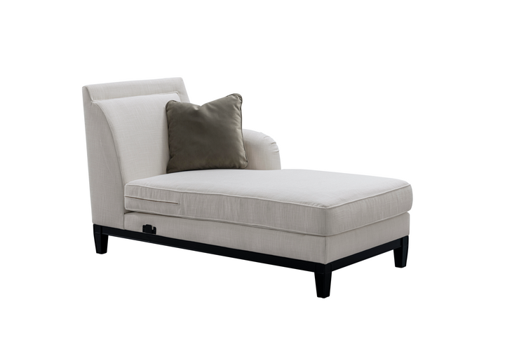 Romanian Key Beige Sectional Right Chaise