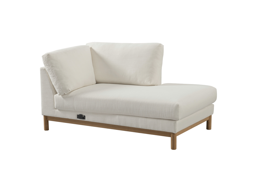 Hargrove Beige Sectional Right Chaise