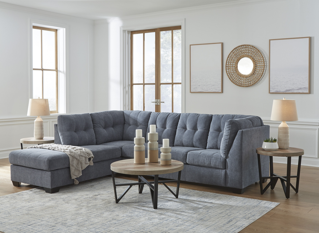 Marleton Blue Laf Sectional