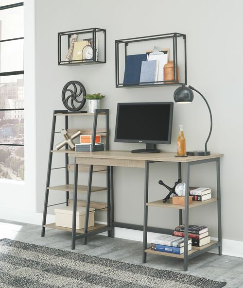 HOME OFFICE DESK AND SHELF (6607686500448)