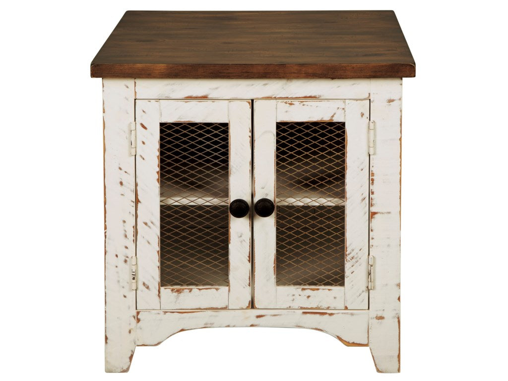 Farmhouse Rectangular End Table (6554648608864)