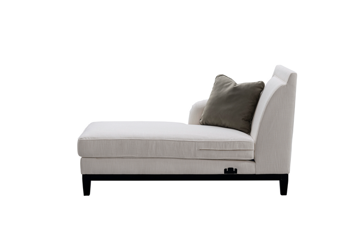 Romanian Key Beige Sectional Left Chaise